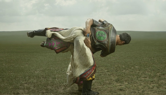"Mongolian wrestling is like going to war"