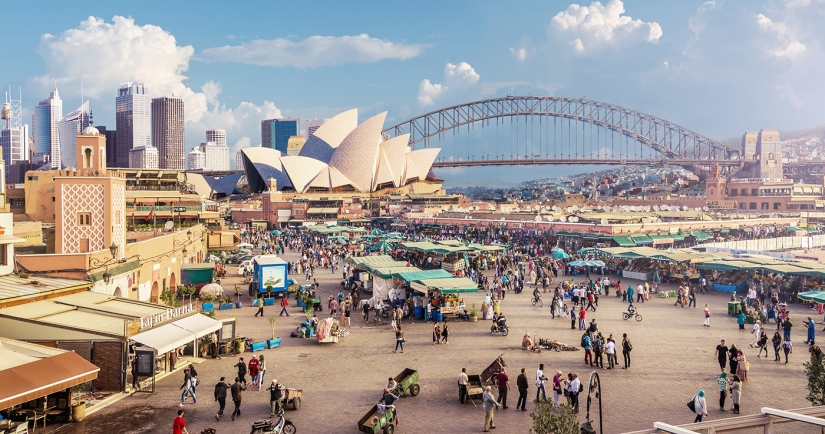 Moskambul and Rio-Londoneiro: amazing hybrid cities from designers from Krasnodar and Vilnius