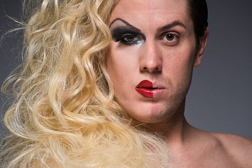 Mostrar la cara de burla a la diva con maquillaje y sin el proyecto Leland Bobba Mostrar la cara de burla a la diva con maquillaje y sin el proyecto Leland Bobba