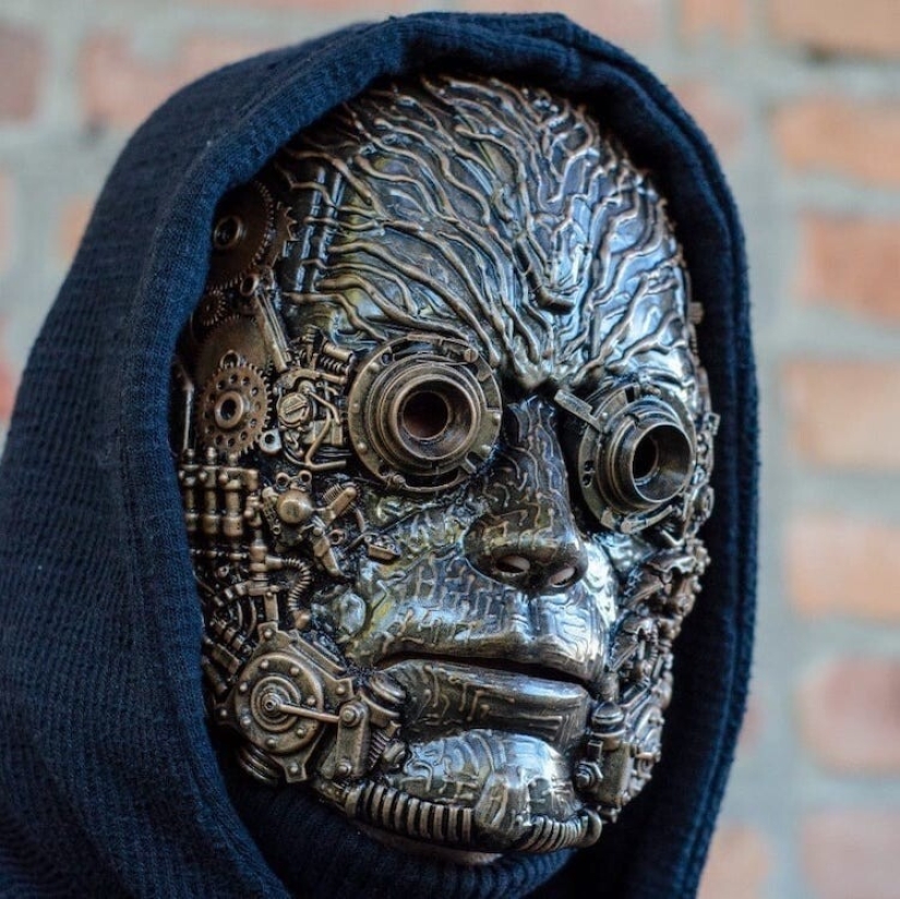 Máscaras de estilo steampunk de Dmitry Bragin de Jarkov