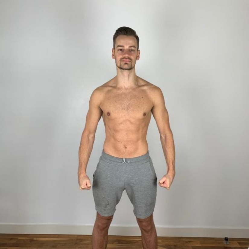 Músculo a cambio de grasa: el entrenador mostró cambios impactantes en el cuerpo y la psique, ganando deliberadamente 25 kg Músculo a cambio de grasa: el entrenador mostró cambios impactantes en el cuerpo y la psique, ganando deliberadamente 25 kg