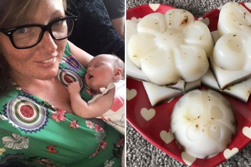 Mujer británica hace que el jabón de leche materna y afirman que son la curación Mujer británica hace que el jabón de leche materna y afirman que son la curación