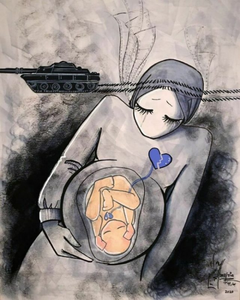 Mujeres y guerra: conmovedoras obras de la primera artista de graffiti afgana Shamsia Hassani Mujeres y guerra: conmovedoras obras de la primera artista de graffiti afgana Shamsia Hassani
