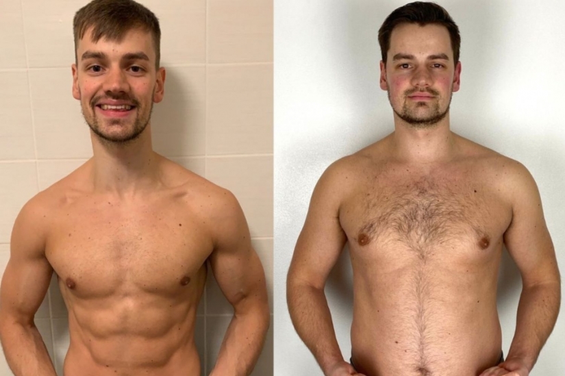 Muscle in exchange for fat: the trainer showed shocking changes in the body and psyche, deliberately gaining 25 kg
