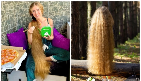 My braid is my beauty: a Russian woman with incredibly long hair has become a star of social networks My braid is my beauty: a Russian woman with incredibly long hair has become a star of social networks