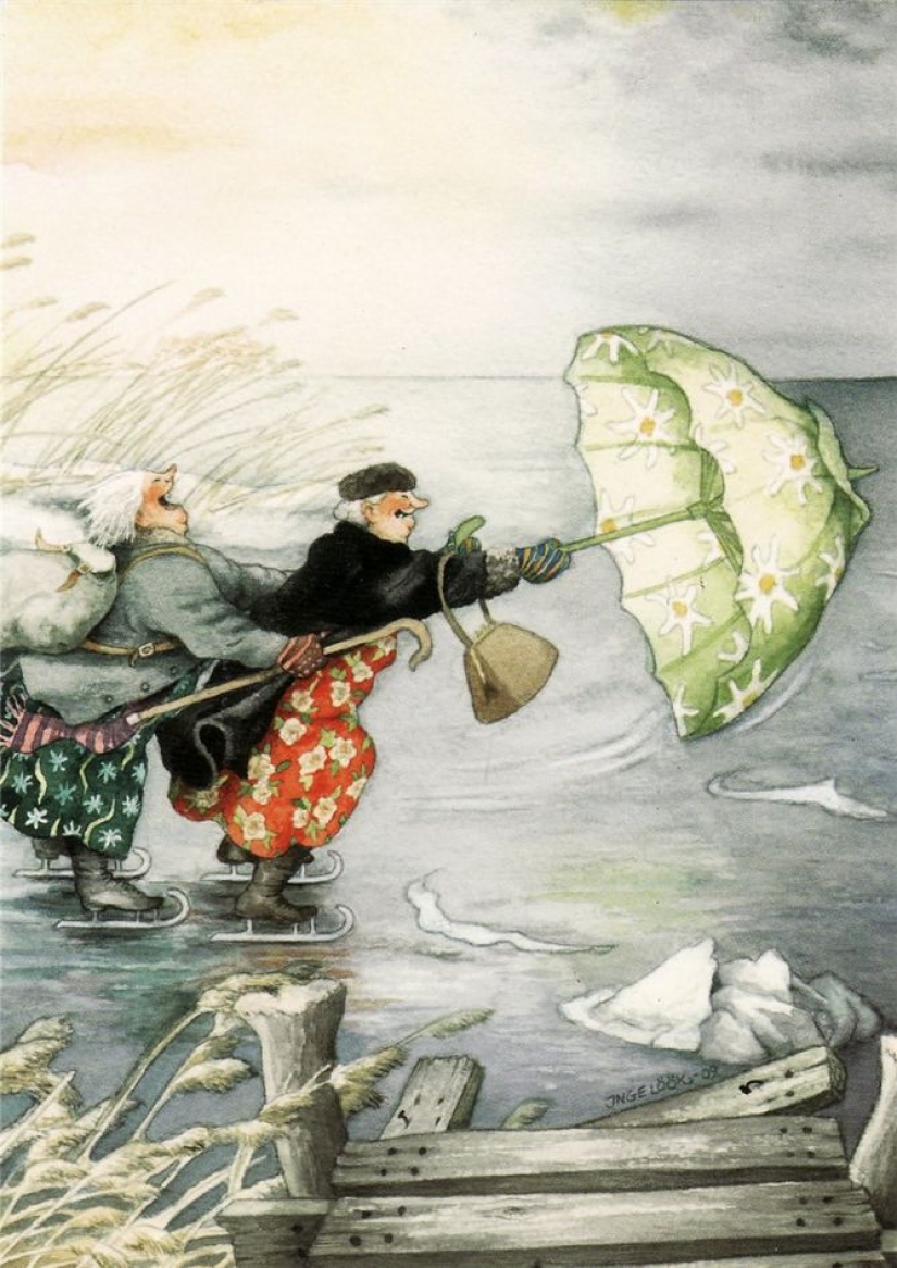 Naughty old ladies: una serie de postales con amigos alegres Naughty old ladies: una serie de postales con amigos alegres