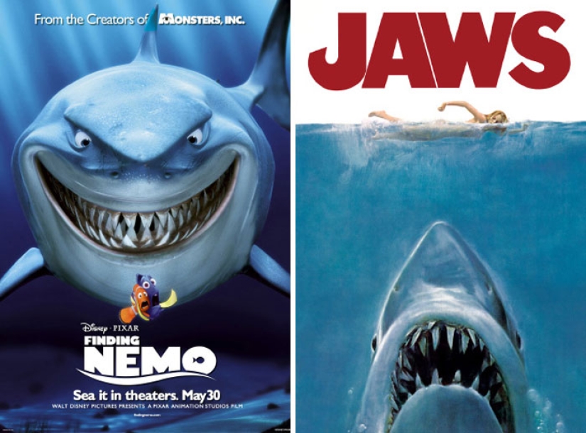 New flash mob: users are looking for pairs of movies that can be described in one phrase