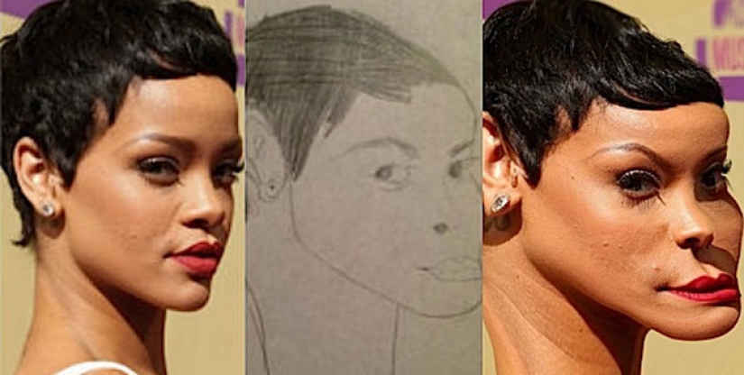 No crear un ídolo para ti mismo: celebridades fueron photoshopeados en el estilo de dibujos de fans