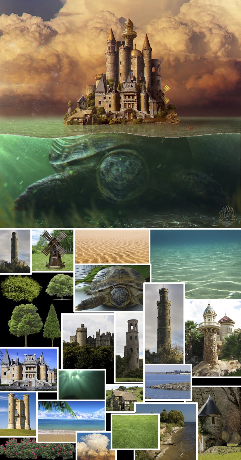 Obras de fantasía de un fotógrafo ucraniano