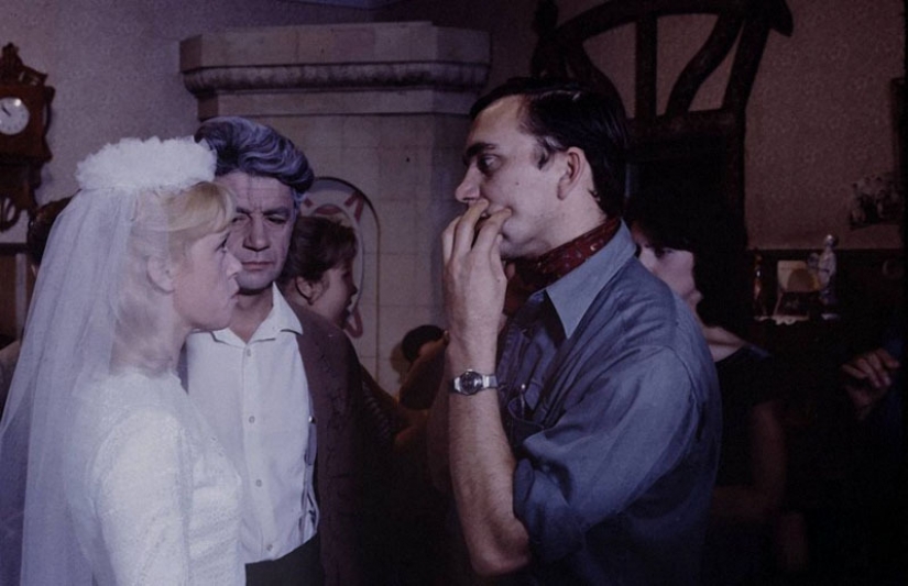 On the sets of popular Soviet films