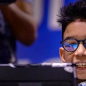 Otro Récord Mundial Guinness: el programador más joven era un niño de seis años de la India