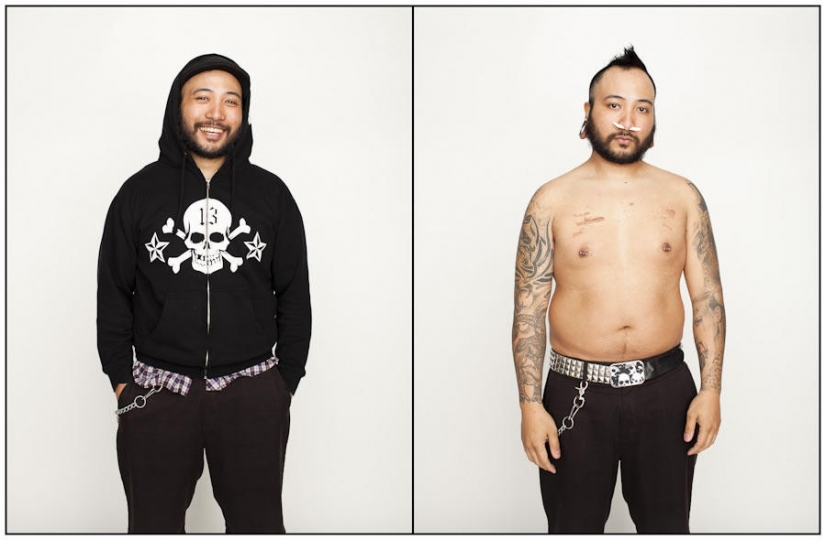 Painted Canadians: what's under the clothes?