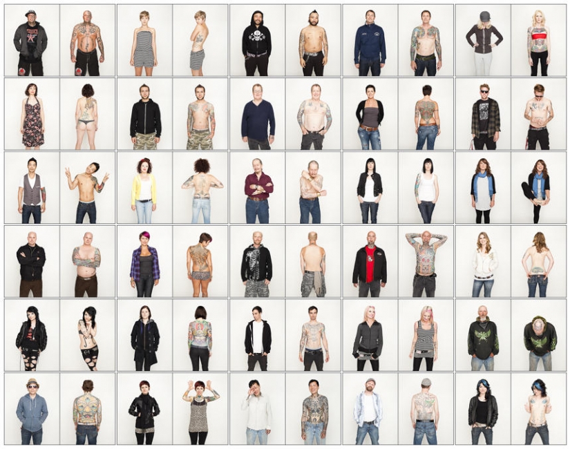 Painted Canadians: what's under the clothes?