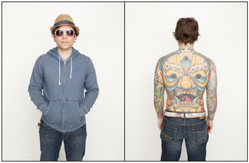 Painted Canadians: what's under the clothes?