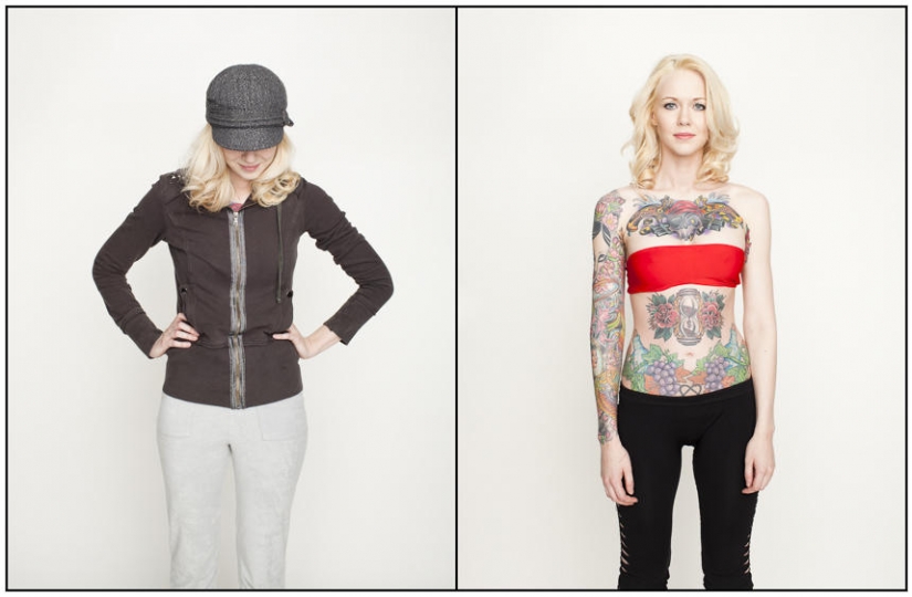 Painted Canadians: what's under the clothes?