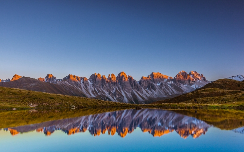 Paisajes reflejados en el agua