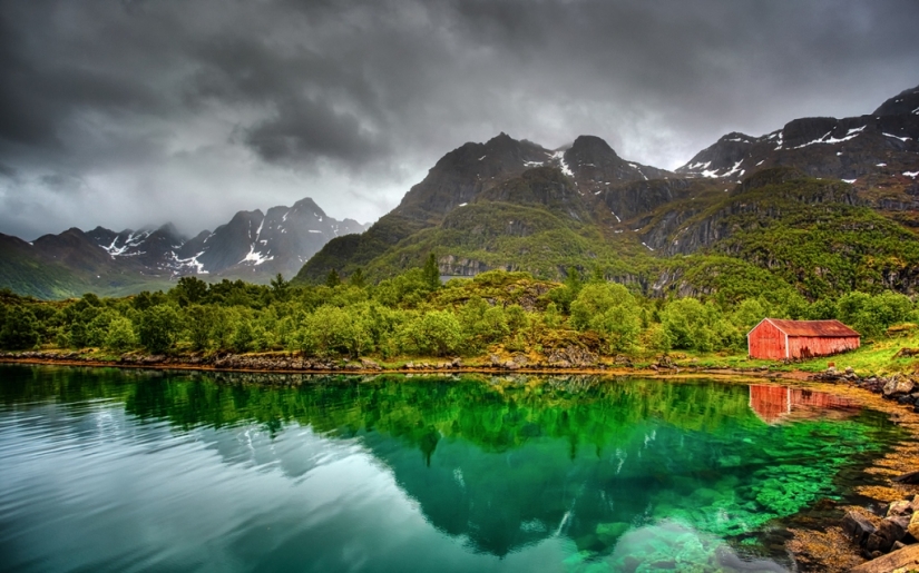 Paisajes reflejados en el agua