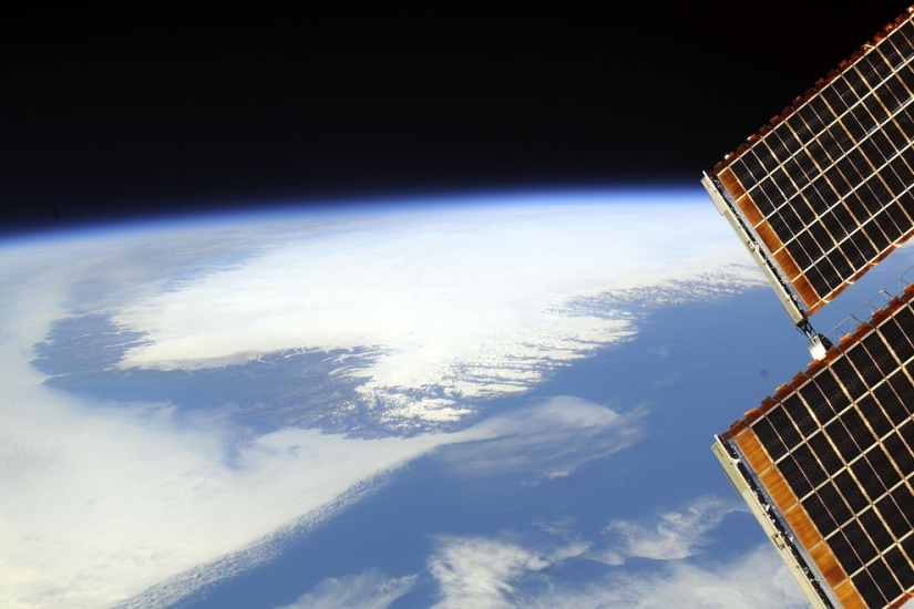 Pictures cosmonaut Fyodor Yurchikhin from ISS