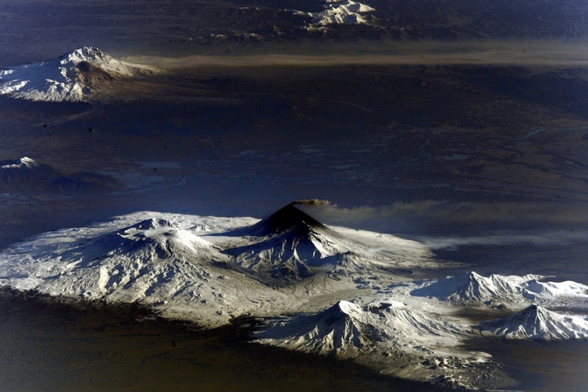 Pictures cosmonaut Fyodor Yurchikhin from ISS