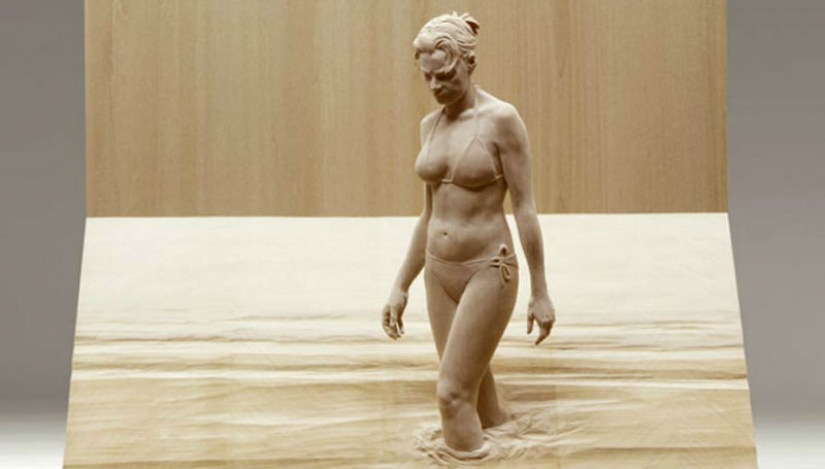 Pinocchio never dreamed of: incredibly realistic wooden sculptures of people