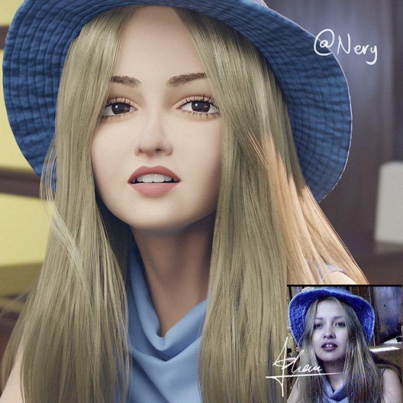 Pixar para Todos: Artista hace Impresionantes Retratos en 3D de Avatares Aleatorios