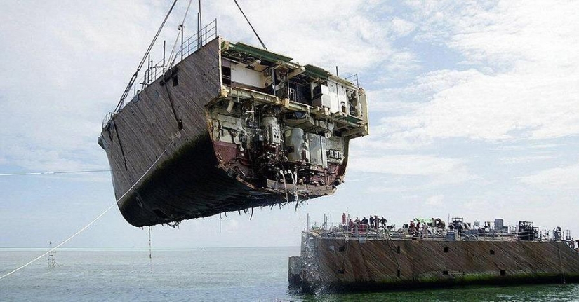 Por la mitad: las cosas habituales, cortadas en trozos Por la mitad: las cosas habituales, cortadas en trozos