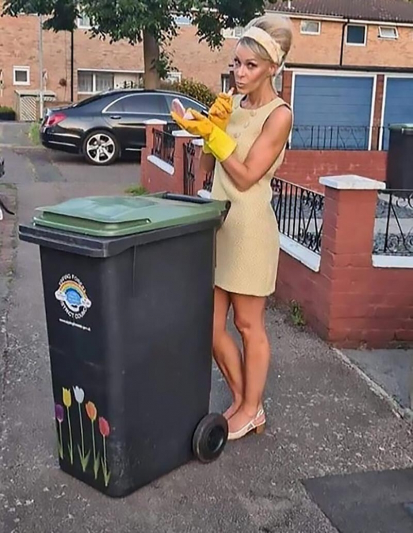 ¿Por qué esta mujer cada semana estaba sacando la basura en un vestido nuevo ¿Por qué esta mujer cada semana estaba sacando la basura en un vestido nuevo