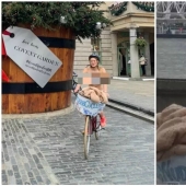 ¿Por qué esta mujer británica monta su bicicleta desnuda en Londres ¿Por qué esta mujer británica monta su bicicleta desnuda en Londres