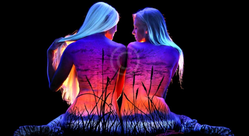 Psychedelic portraits by John Poppleton