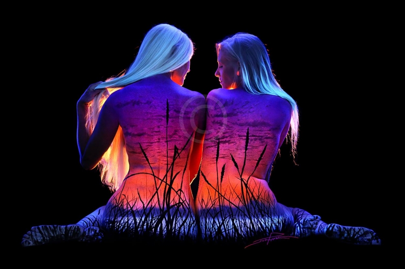 Psychedelic portraits by John Poppleton