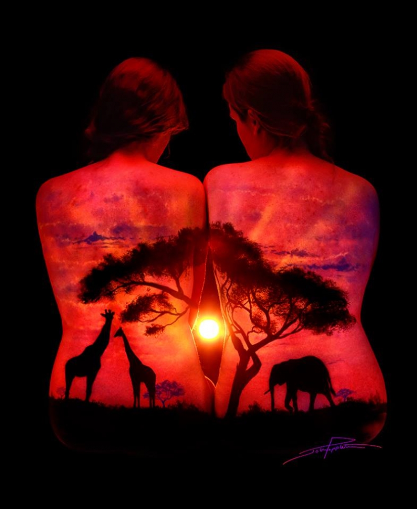 Psychedelic portraits by John Poppleton