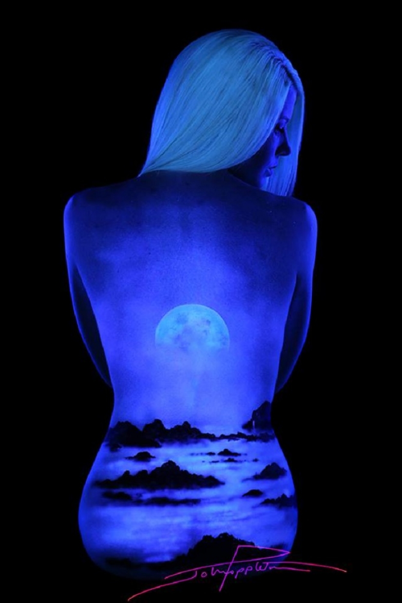 Psychedelic portraits by John Poppleton