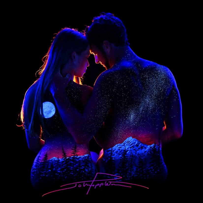 Psychedelic portraits by John Poppleton