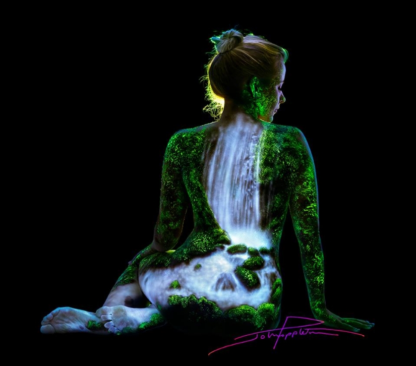 Psychedelic portraits by John Poppleton
