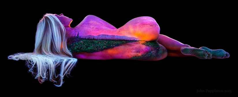 Psychedelic portraits by John Poppleton
