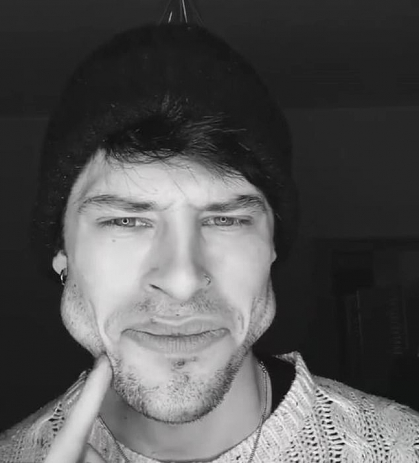 Pumped: Italian amused TikTok users triangular jaws