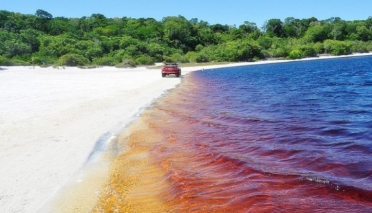 Refresh yourself! Unusual Coca-Cola lake in Brazil attracts tourists from all over the world