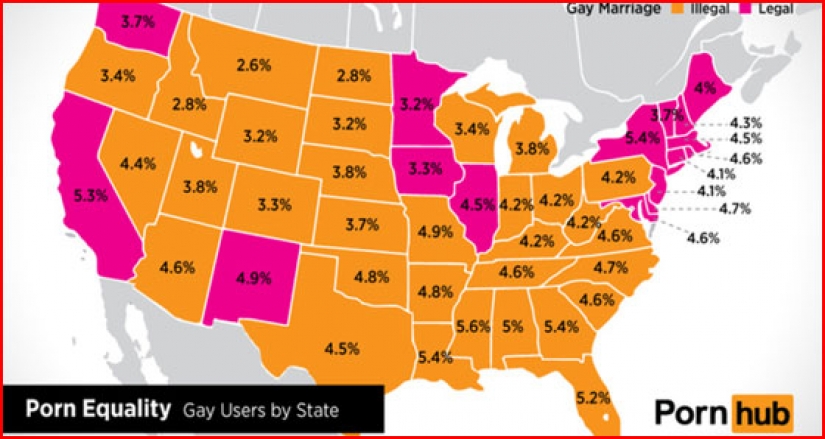 Residents of the most religious states of the United States watch porn the most Residents of the most religious states of the United States watch porn the most
