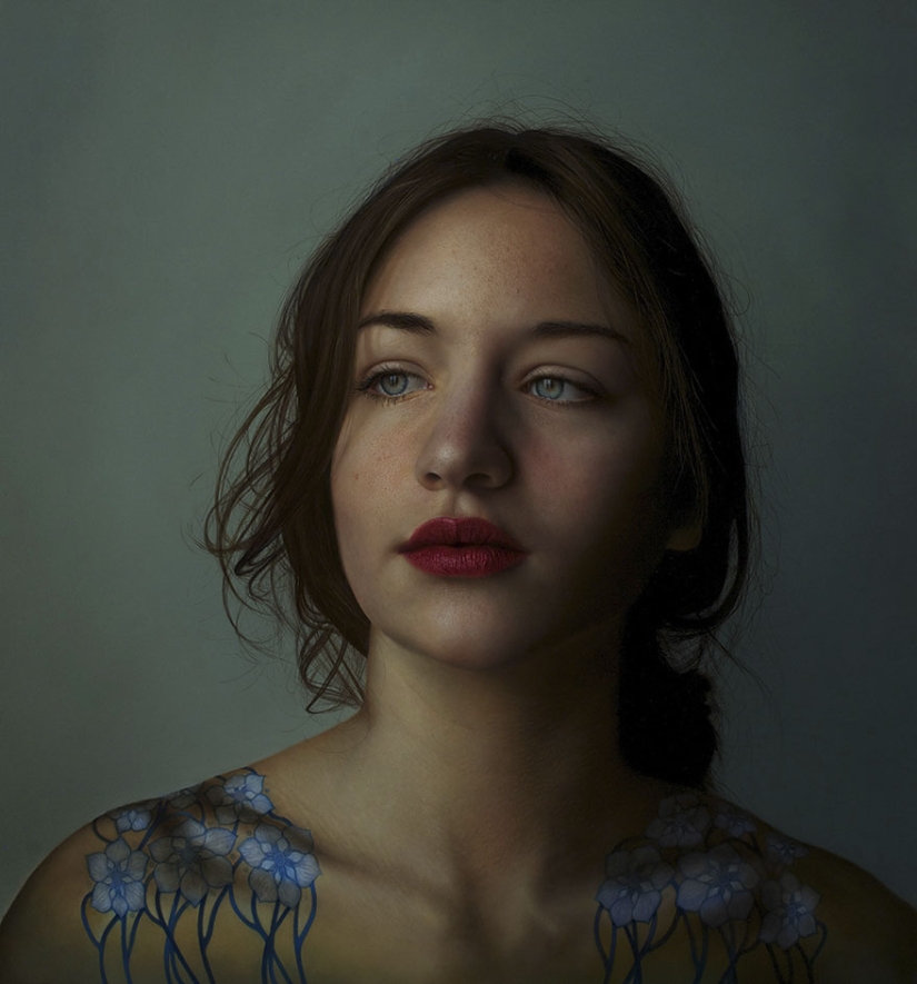 Retratos ultrarrealistas con una pizca de lo de otro mundo por el artista Marco Grassi Retratos ultrarrealistas con una pizca de lo de otro mundo por el artista Marco Grassi