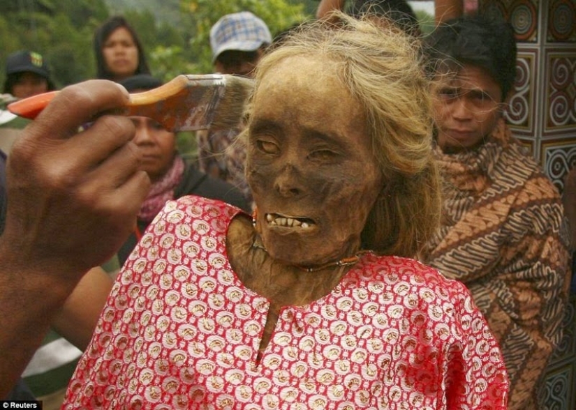 Rituales funerarios inusuales en Indonesia