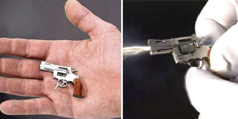 ¡Sí, está disparando! El revólver de combate más pequeño se fabricó en Suiza