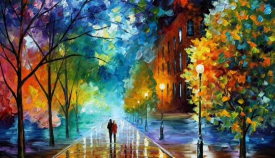 Salpicaduras de color: increíbles imágenes de un pintor Bielorruso que pinta con cuchillo de paleta Salpicaduras de color: increíbles imágenes de un pintor Bielorruso que pinta con cuchillo de paleta