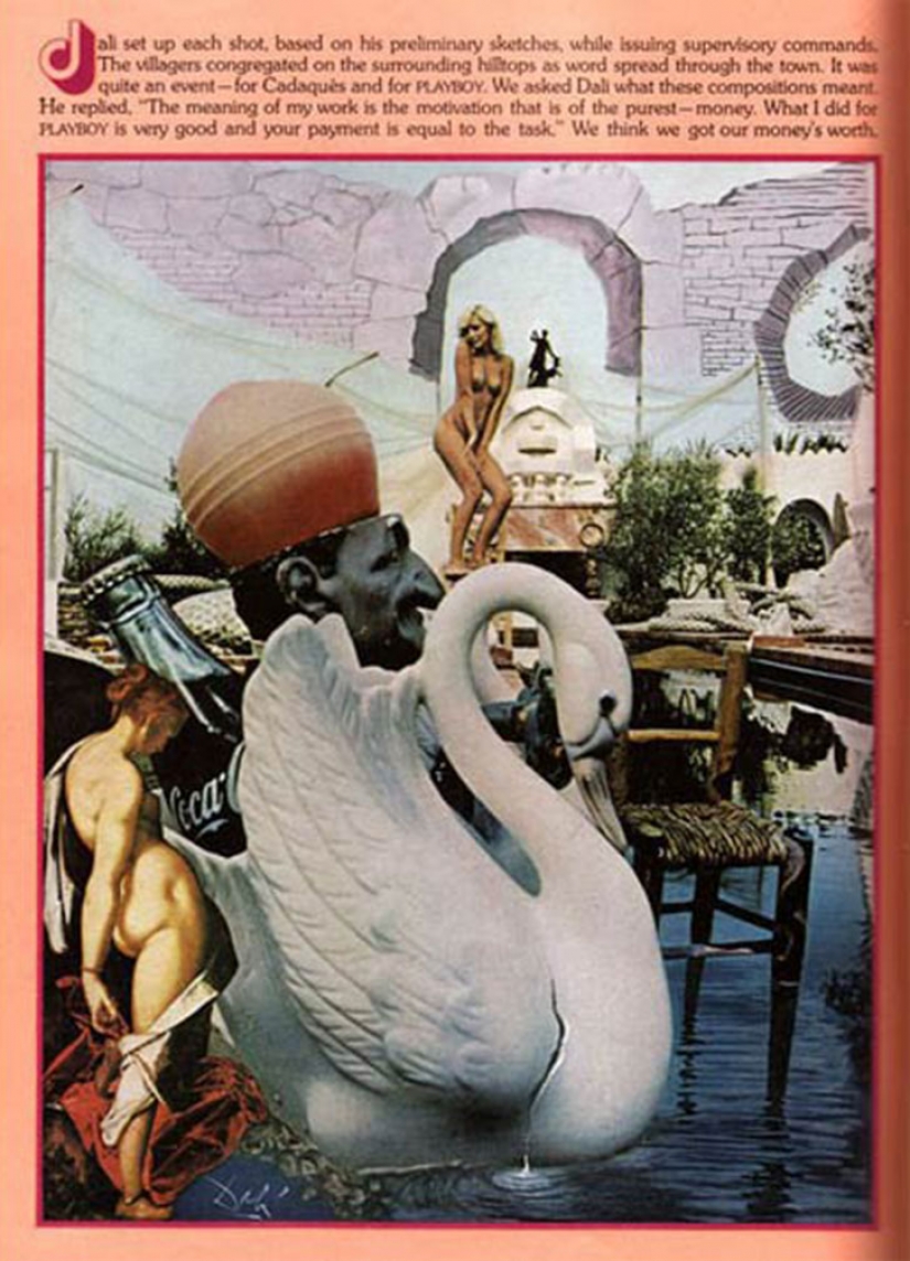 Salvador Dali and his joint project with Playboy