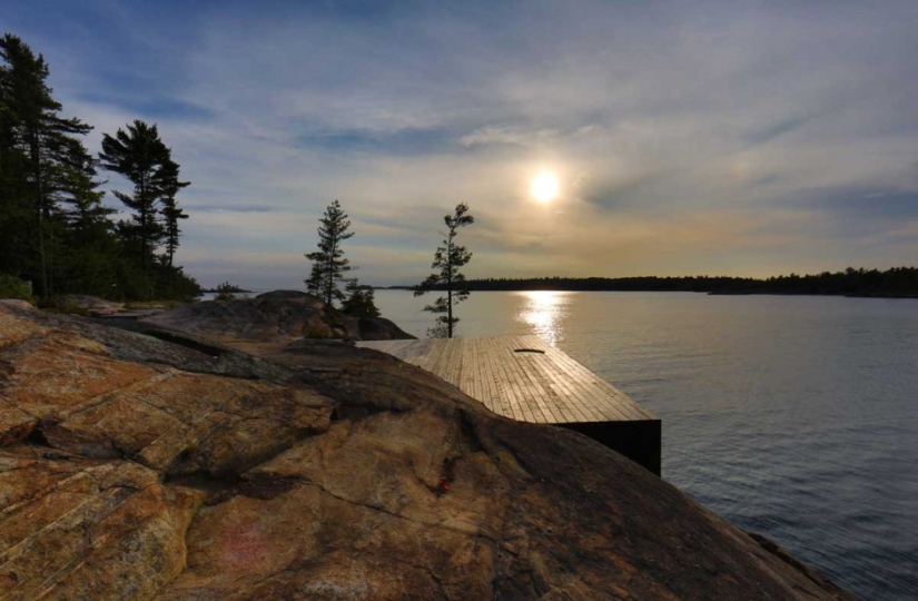 Sauna de ensueño en Canadá