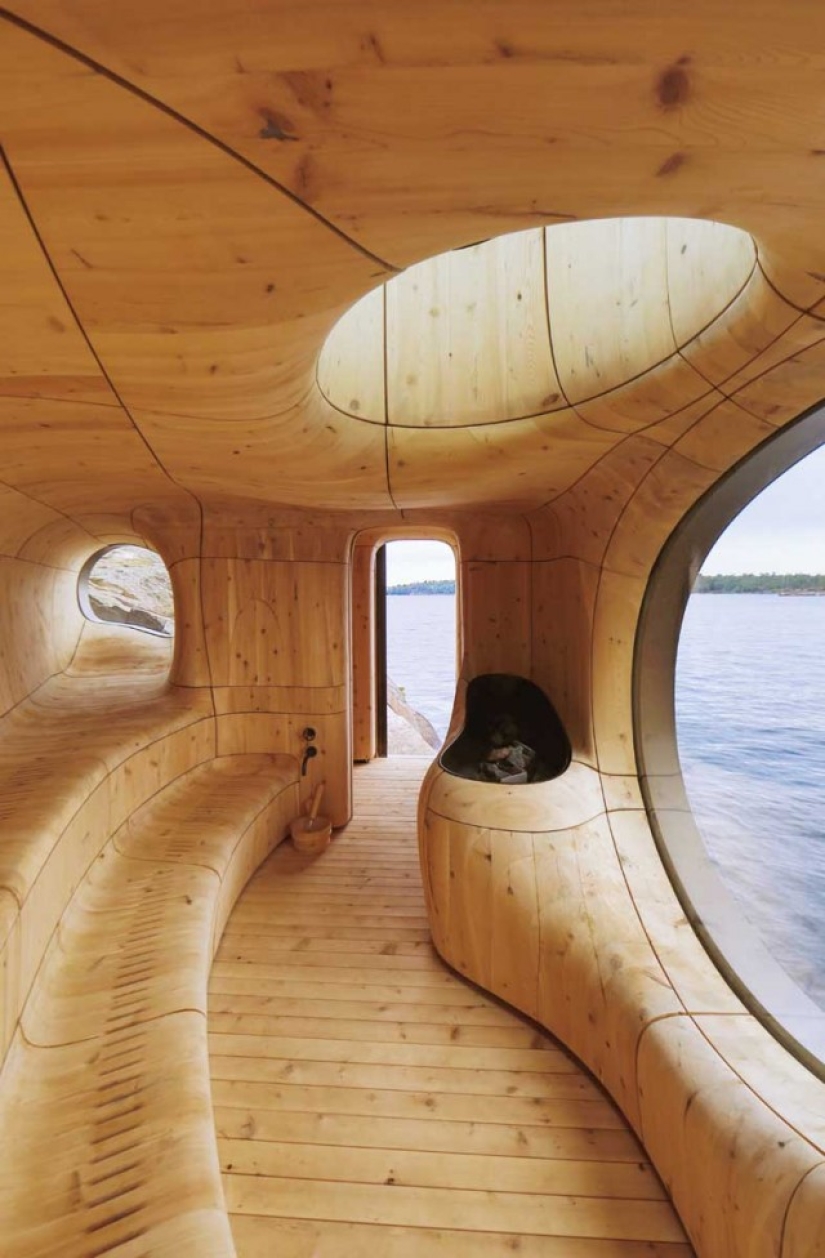 Sauna de ensueño en Canadá