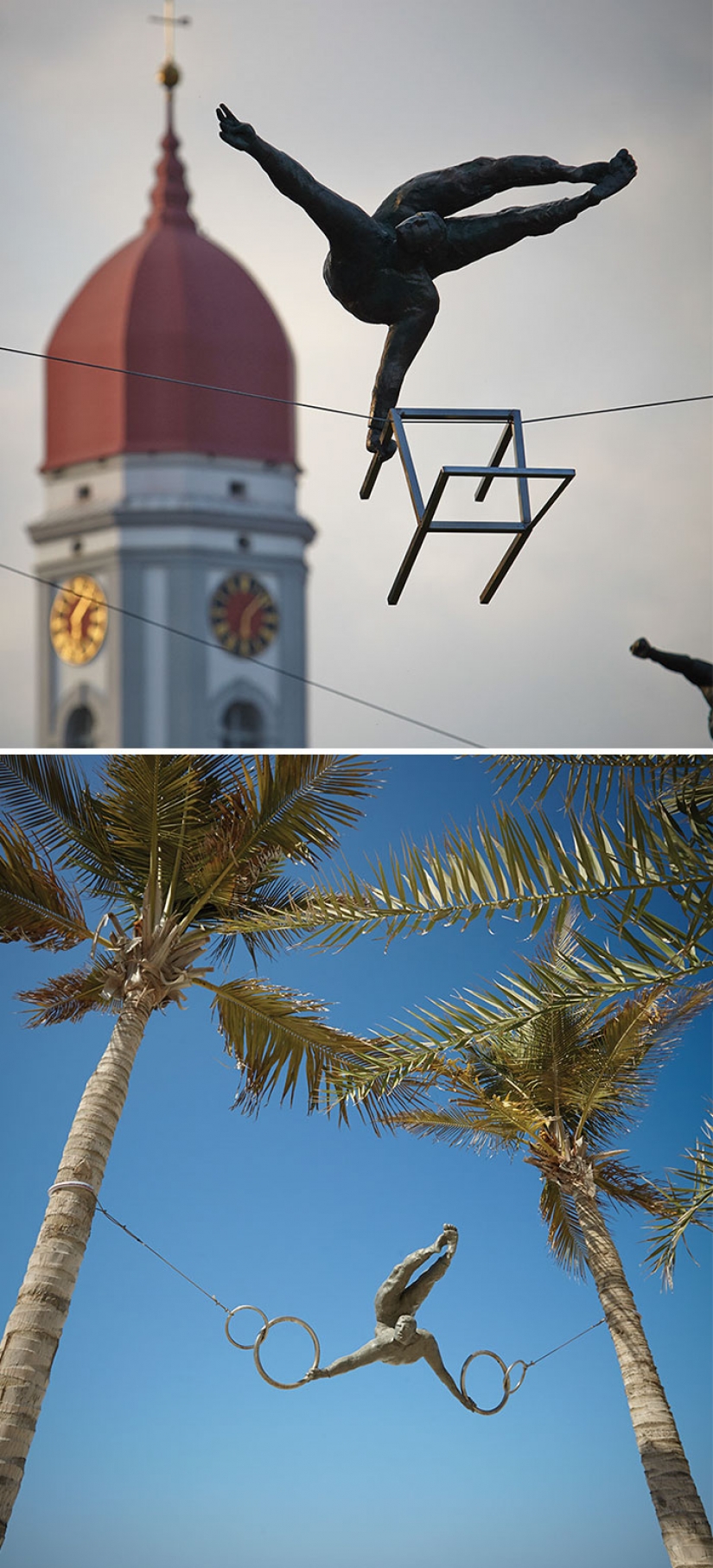 Sculptures that defy gravity