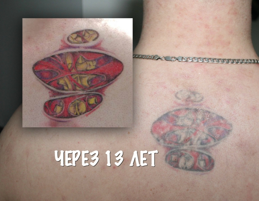 Se convirtió en: cómo envejecen los tatuajes