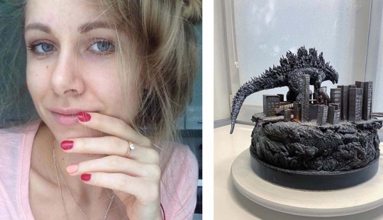 Self-taught pastry chef Kristina Dolnik makes unique cakes without mastic