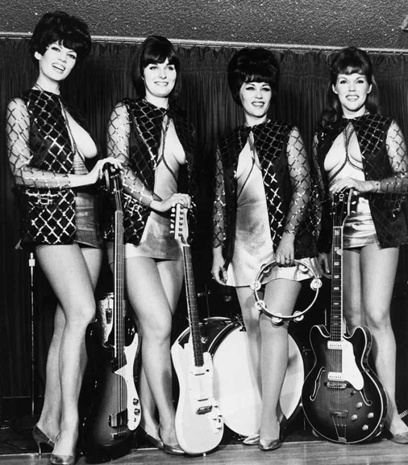 Senos cantores: grupos musicales en topless de la segunda mitad del siglo XX