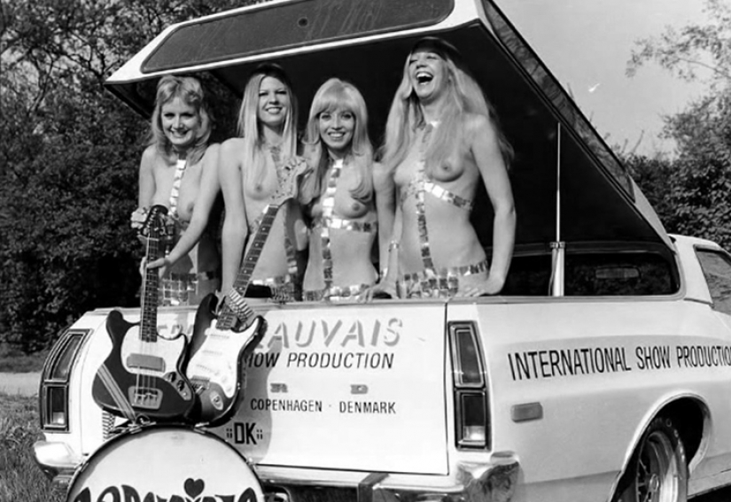 Senos cantores: grupos musicales en topless de la segunda mitad del siglo XX